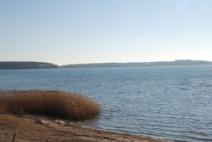 Ferienhaus mit eigenem Strand zum baden oder angeln